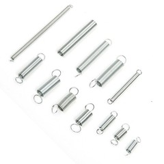 200Pcs Durable Spiral Spring Set Galvanized Extension Springs for Machine Use