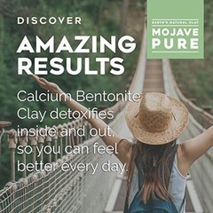 Calcium Bentonite Clay Powder | for Internal and External Use | 13oz |