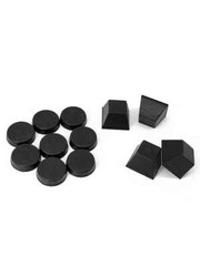 Black Rubber Feet Self-Adhesive Bumper Door Buffer Stop Furniture Table Pads