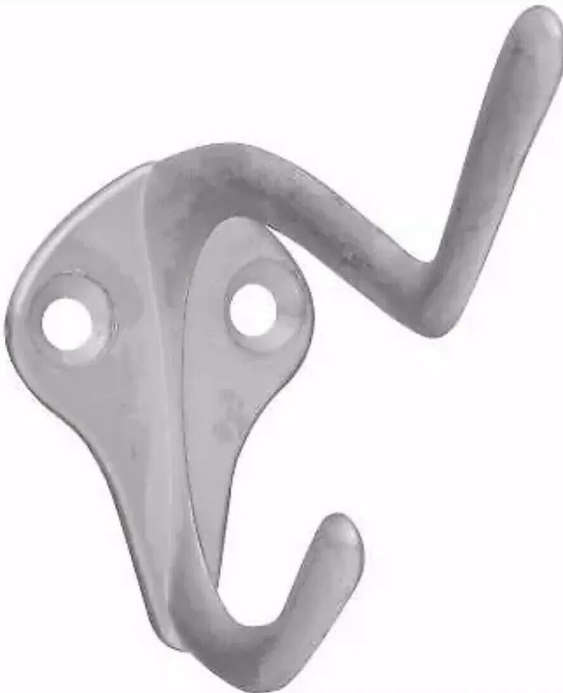 Lot Of 4 National Hardware N830162 Coat & Hat Hooks 2-7/8″ Satin Nickel Finish