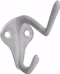 Lot Of 4 National Hardware N830162 Coat & Hat Hooks 2-7/8″ Satin Nickel Finish
