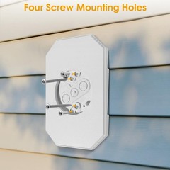 8141DBL Siding Mounting Blocks, for Outdoor Lights & Cameras, Fits 1/2″ Doubl…