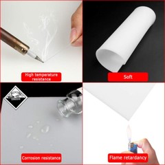 Thick 0.1-1mm Clear Silicone Rubber Sheet Pad Ultra-Thin High Temperature Gasket