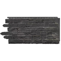 stone SK Stacked Stone (20.3 In. X 45 In.) Stone Siding in Onyx (10 Panels per B