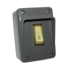 GGF Gray Light Button For Outdoors Light Symbol Box