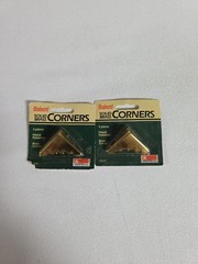 Vintage 8 Brainerd Solid Brass Box Corners + Screws Hand Polished 480XC USA