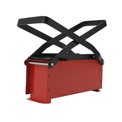 Manual Red Newspaper Briquette Maker Waste Paper Brick Maker Brick Maker