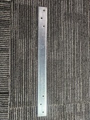 (QTY 50) Minerallac 18 x 1-1/2″ Nail Plate with Nail/Screw Holes, Pre-Galvanized