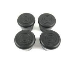 4pc 1-1/4″ Black Rubber Furniture Leg Tips