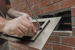 Ultra CSV™ Replacement Crawl Space Vent Kit- Foundation Vent Kit- Gray