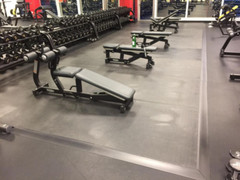 48″ x 4″ x 3/4″ Rubber Floor Reducer for Commercial and Homes