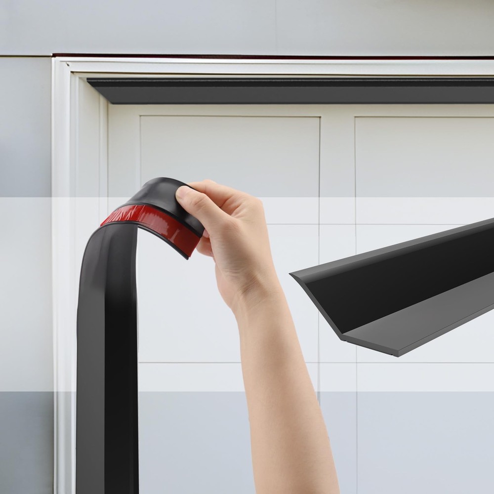 Garage Door Seal Top and Sides – 36 Ft Weather 36 Ft, Black