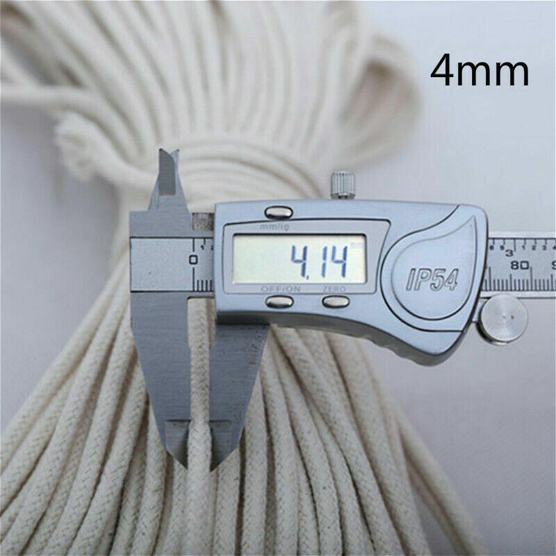 10M Cotton Rope Sash Cord Twine Washing Clothes Pulley Macrame DIY 4-10mm