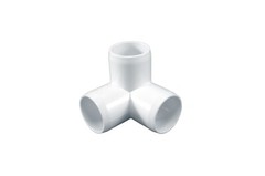 1″ Furniture Grade 3-Way Side Outlet Tee PVC Fitting – 8 Pack