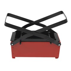 Red Manual Newspaper Briquette Maker Waste Paper Brick Maker Brick Maker