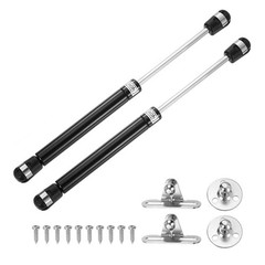 10-Inch 80N/18lb Gas Shock Absorber for Lifting, Black, 6-Pack