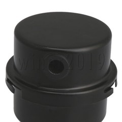 16mm Male Thread Black Metal Reducing Noise Compressor 3/8PT Parts Pack of 3