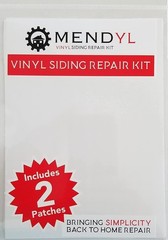 Self-Adhesive Vinyl Siding Repair Kit – 2 Durable Paintable Patches Included
