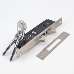 1PCS Sliding Patio Door Mortise Latch Double Hook Lock Invisible Door Locks