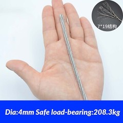 1mm 1.2mm 1.5mm 2mm – 20mm STAINLESS Steel A2 304 Wire Rope Cable Rigging 7×19