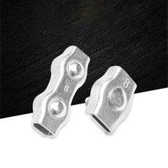 Simplex/Duplex Clips 304 Stainless Steel Wire Rope Cable Grips Clamp M2~M10