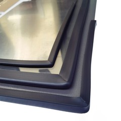 U-Typ Edge Protection Frame Profile Rubber Edging Trim Seal Slot 1mm/1.5mm~12mm