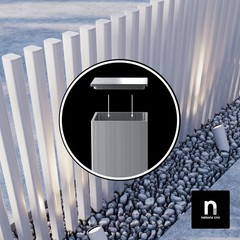 Nelsons Cnc 10 Pack 1.5 X 1.5 Inch Aluminum Radius Edge Square End Caps For