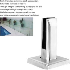 Stainless Steel Glass Talon 6″ Post Spigot Balustrade for Stairs Pool
