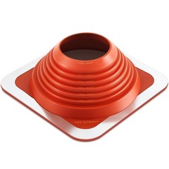 Silicone Metal Roof Pipe Flashing Boot 6-3/4″ to 13-1/2″ High Temp Yaocom Brand