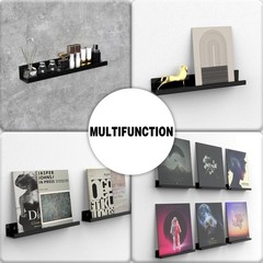 Adeptus Mechanicus 12-inch Vinyl Record Wall Mount, 8 Pack Acrylic Black Albu…
