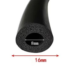 1X Dia.3mm 4mm 6mm-20mm Waterproof Pipe EPDM Rubber Foam Sponge Seal Strip Round