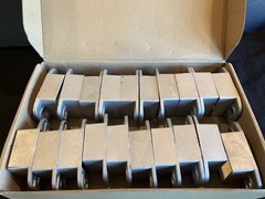 20 Pack 2″ x 2″ Square Post Flange Base Aluminum Wall Mount Rail End Bracket …