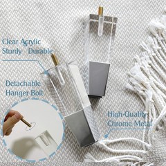 Jerever Acrylic Furniture Legs Replacement Cabinet Feet Modern Home Decor Diy