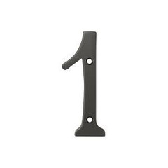 Deltana RN4-1 Bronze 4″ Solid Brass Residential Number 1