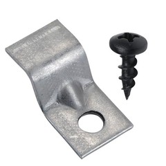 20 Pack Rok Hardware 14 Gauge Table Top 1-1/8″ x 5/8″ x 3/8″, Silver