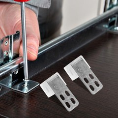 20 Pcs Sofa Spring Clips Repair Kit Iron Metal Clips for Couch Cushion Fixing