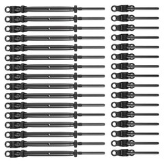 WAYSKA 16 Pairs Black T316 Stainless Steel Cable Railing 1/8 Inch(16 Pairs)