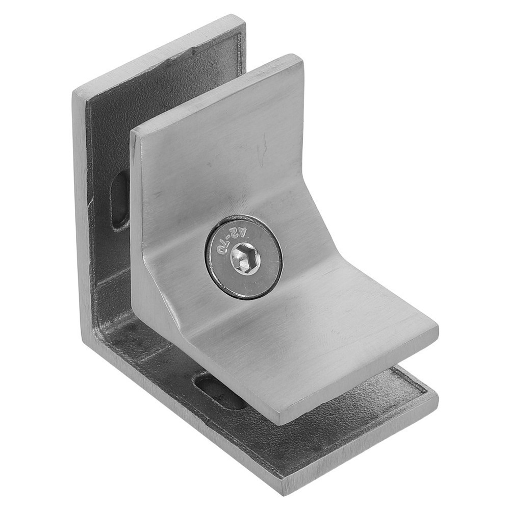 Stainless Steel Glass Railing Spigots 90 Degree Frameless Clamp Bracket for