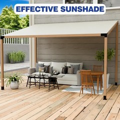 Pergola Kit – 3-Way Slanted Brackets, Powder-Coated, 4″ x 4″ (Actual: 3.5×3.5