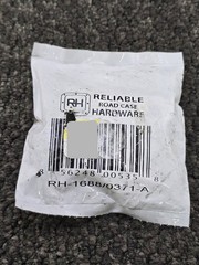 (QTY 3) Reliable Hardware RH-1688/0371-A Low-Profile Butterfly Latch and Keeper