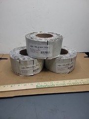 NEW Qty: 3 MFM Peel And Seal Self Stick Roll Roofing 3″x33.5′ Long Rolls WHITE