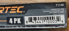 POWERTEC 71145 Hardened Steel Dowel Pins 3/8-Inch for Accurate Alignment, 4-PK
