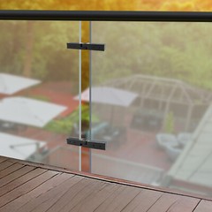 2pc Glass Clamp 90°-180° Adjustable Angle Indoor Outdoor Glass Clamp Stainless