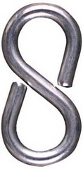 Closed S Hook, Steel, 1-1/4 In., #811, 5-Pk. – N121-350