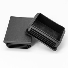 60mm × 80mm Rectangular Tubing Blanking End Caps Pipe Plastic Inserts Plug