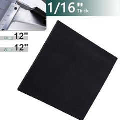 Silicone Rubber Sheet for Pipe Insulation,Grade 55A,12 × 12 inch DIY 1/16