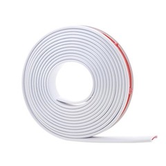 5/8 x 16.4ft U Shape Plywood Edge Banding Self Adhesive White Edge Trim 16mm