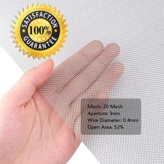 1 Piece Woven 304 Stainless Steel Mesh 14.6″ X11.4″ 372X292mm, Easy to Cut Me…
