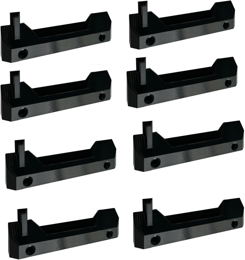 8Pcs Mounting Ft Toughbuilt Stacktech Plate Brackets Cleats Compatible Black