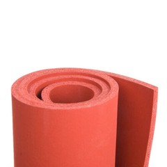 500*500 Red Silicone Foam Sheet Sponge Board High Temp Resistance Thick 1mm~6mm